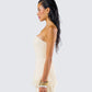 Havanah Ivory Tweed Strapless Top