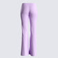 Scout Purple Rib Flared Pants