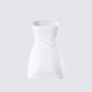 Maxine White Jersey Tube Dress