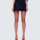Svetlana Navy Twill Mini Skirt