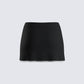 Birgit Black Rhinestone Mini Skirt