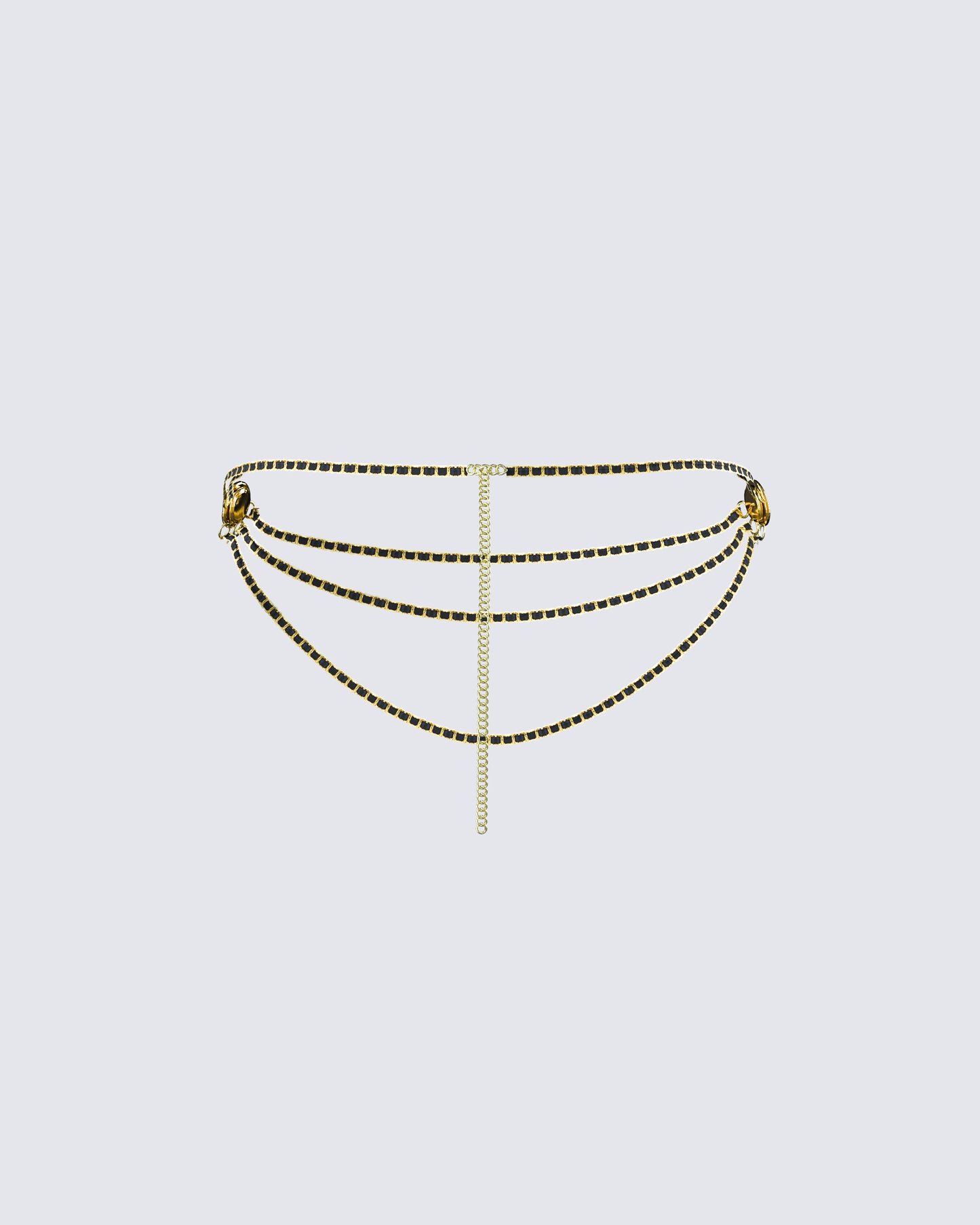 Octavia Black Chain Belt