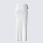 Yuka White Rosette Knit Maxi Skirt