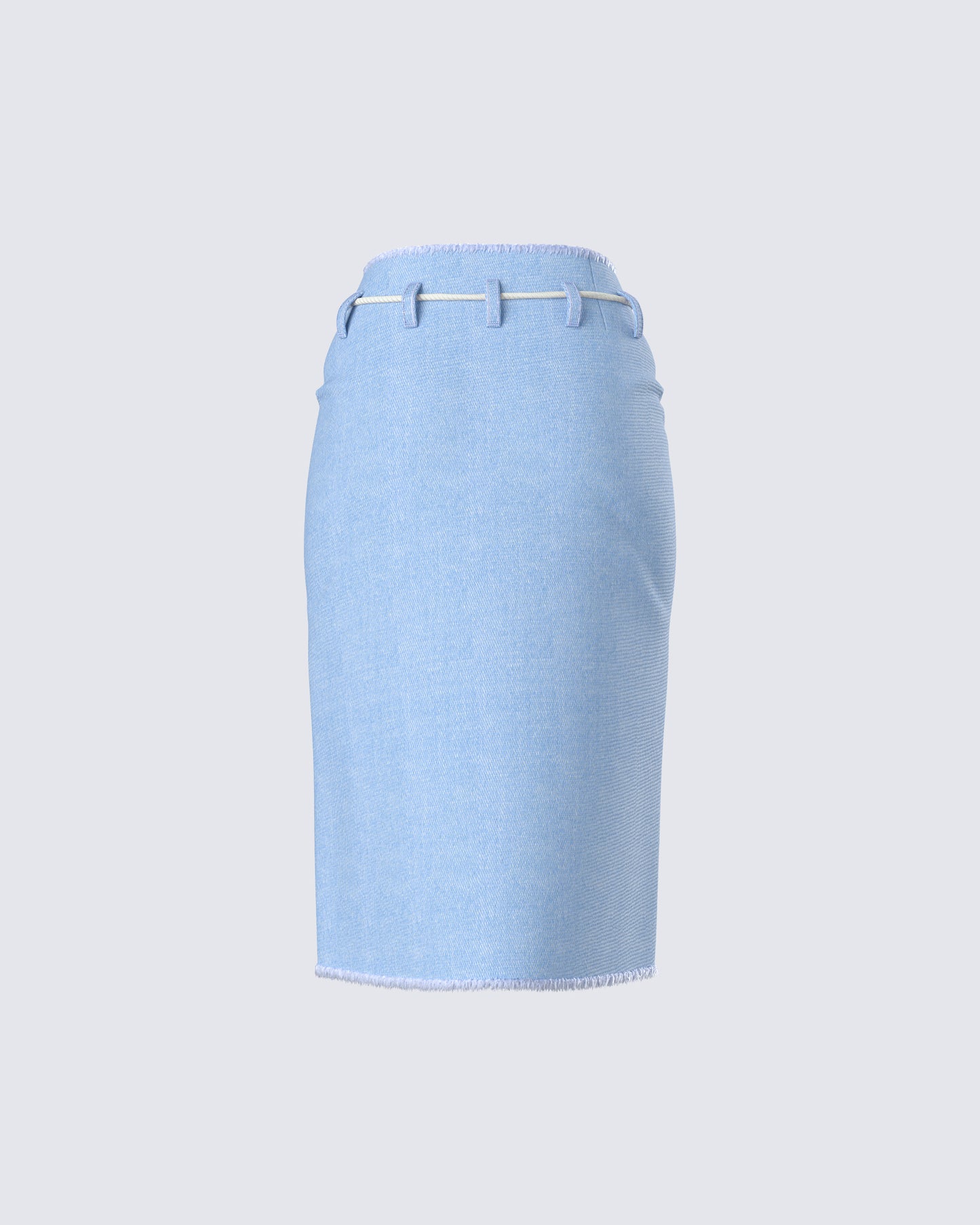 Heidi Blue Column Midi Denim Skirt