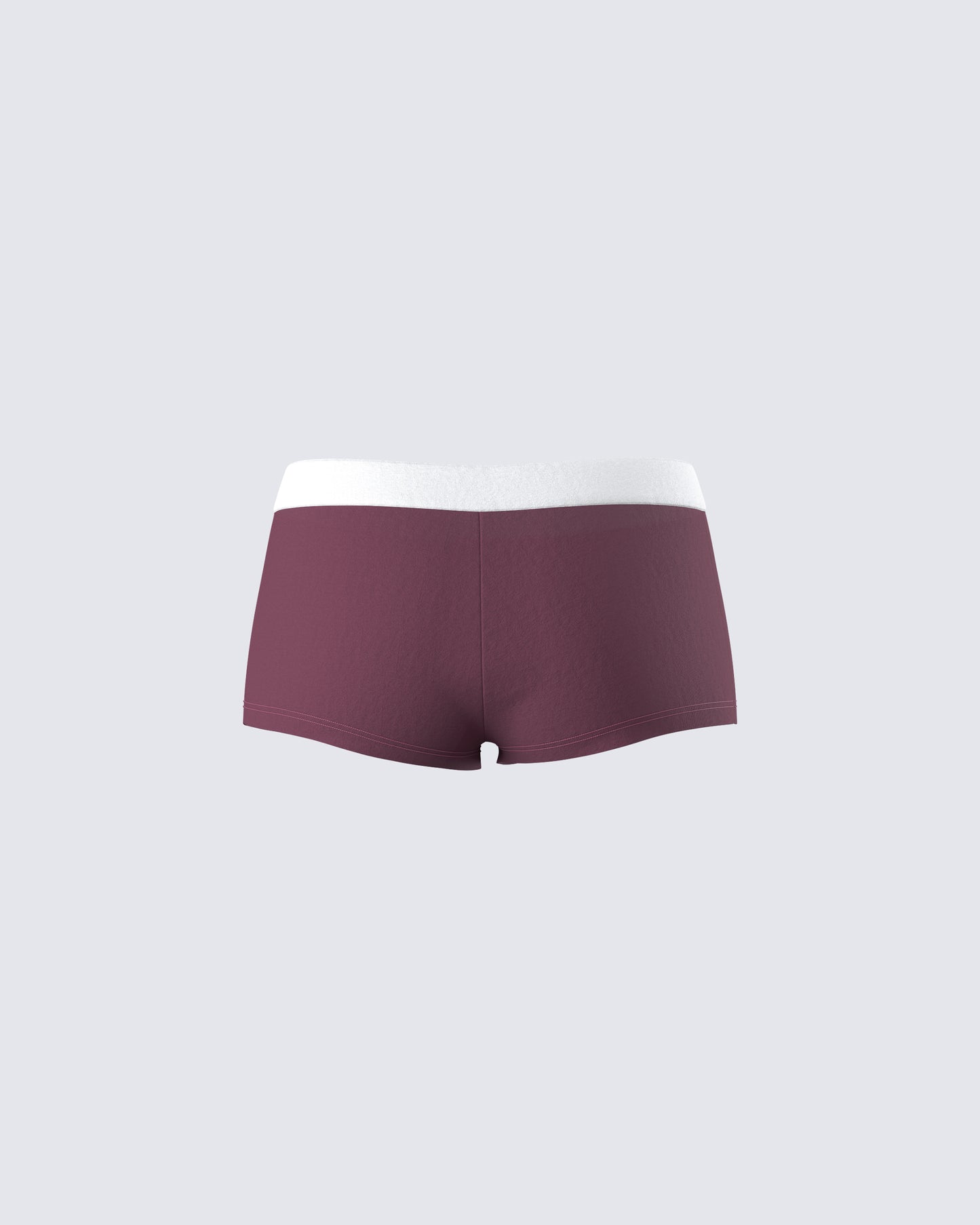 Darya Burgundy Jersey Boxer Short