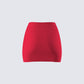 Venetia Red Heart Mini Skirt