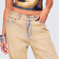 Sanvi Yellow Wash Stretch Jeans