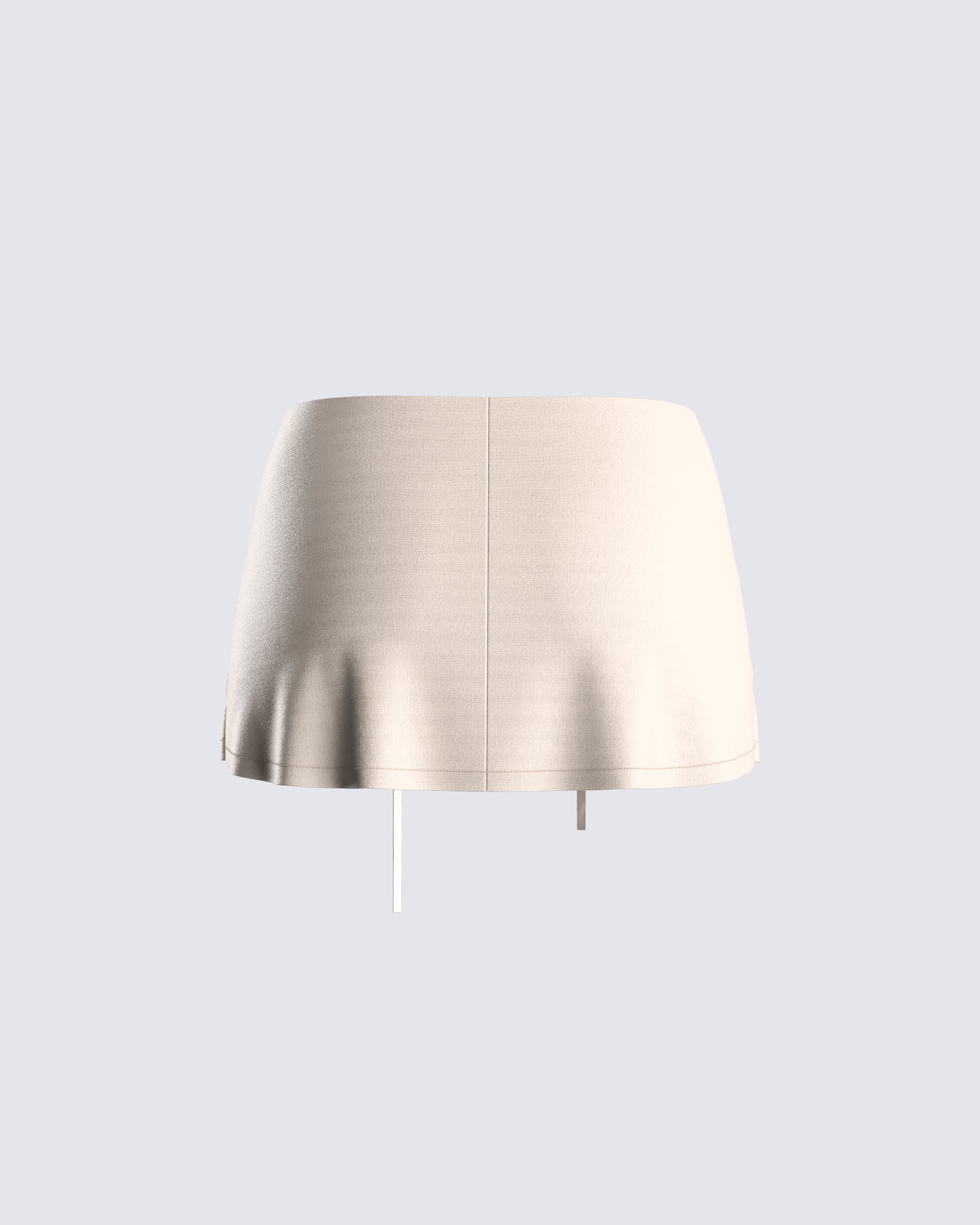 Astrid Taupe Lace Up Mini Skirt