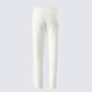 Alyssa White Knit Pant