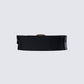 Marina Black Leather Wide Belt