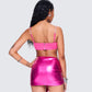 Sanya Pink Heart Crop Top
