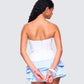 Dory White Satin Corset Top