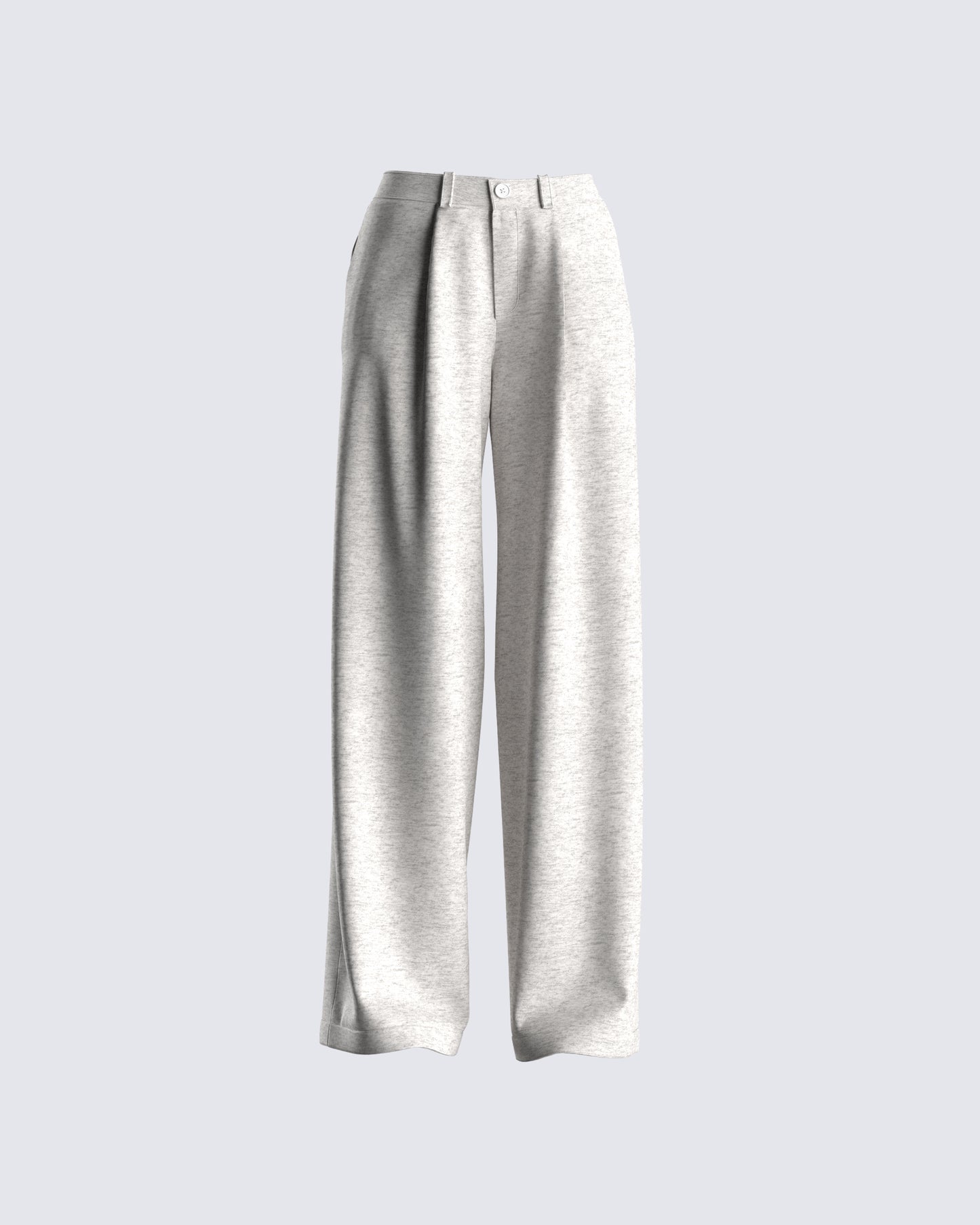 Nita Grey Heather Jersey Pant 3d product front
