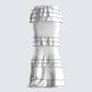 Toman White Tiered Maxi Skirt