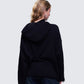 Aaralyn Black Distressed Hoodie