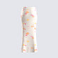 Aba Kiss Print Maxi Skirt
