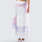 Abby Multi Floral Print Maxi Skirt