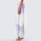 Abby Multi Floral Print Maxi Skirt