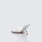 Abigail Silver Perspex Wedge Sandal