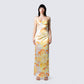 Abner Floral Print Maxi Dress model front