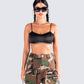 Addison Black Rhinestone Top