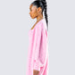 Adi Pink Fuzzy Knit Cardigan