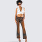 Iyanu Ivory Jersey Halter Top