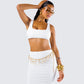 Agnetha White Maxi Set