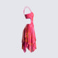 Alejandra Pink Handkerchief Dress