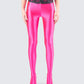 Lux Pink High Heel Leggings model front