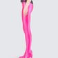 Lux Pink High Heel Leggings