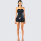 Aloa Noir Ruffle Set model front