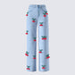 Cheri Cherry Blue Denim Jean product front