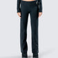 Alyssa Black Knit Pant model front