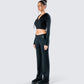 Alyssa Black Knit Set