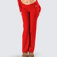 Alyssa Red Knit Pant