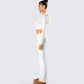 Alyssa White Knit Set