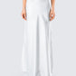 Amalie White Satin Maxi Skirt