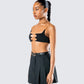 Amari Black Chain Cropped Top