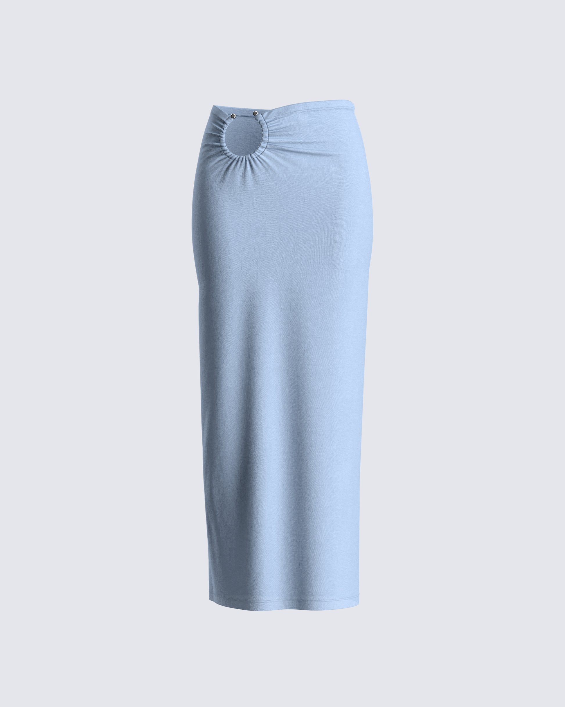 Amarissa Grey Maxi Skirt 3d product front