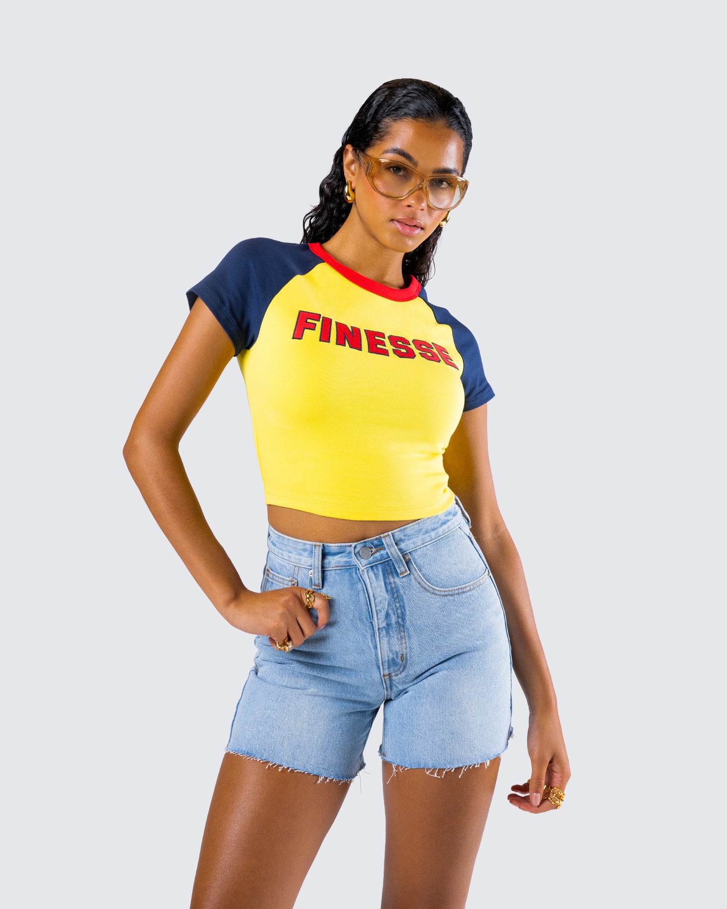 Amber Denim Set