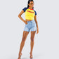 Amber Denim Set
