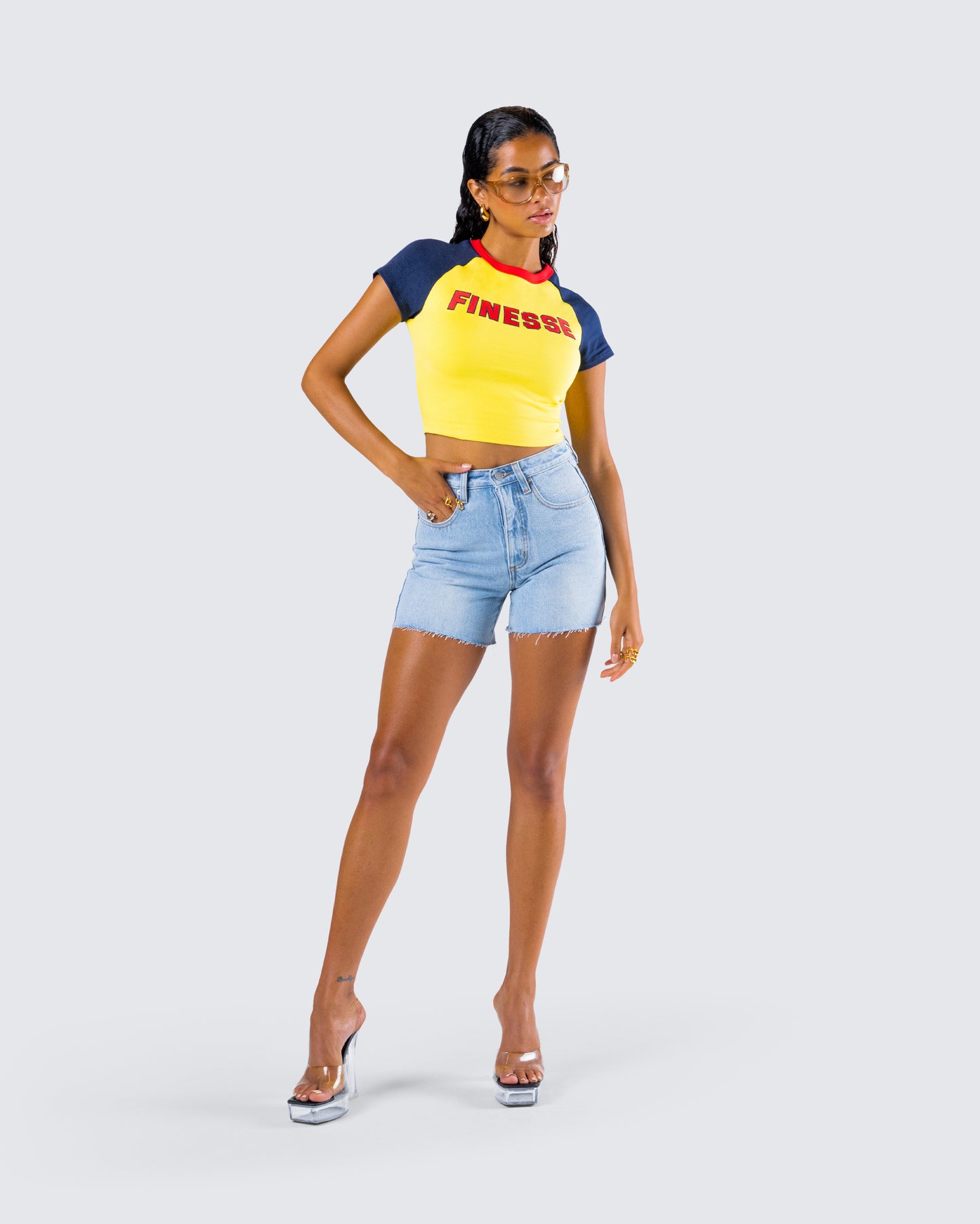 Amber Denim Set