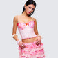 Ana Multi Floral Lace Bustier Top
