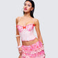 Ana Multi Floral Lace Bustier Top