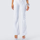 Anahita White Flared Pant model front