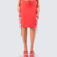 Anastasia Red Cutout Skirt