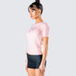 Anaya Pink Bow Graphic Tee
