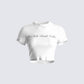 Anela White Jersey Graphic Top 3d product front