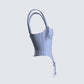 Anilah Baby Blue Eyelet Top